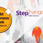 Debt Awareness Week 16-22 March with Step Change Debt Charity's logo