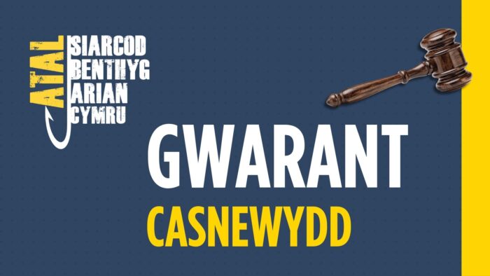 Cyflwynwyd gwarant yng Nghasnewydd
