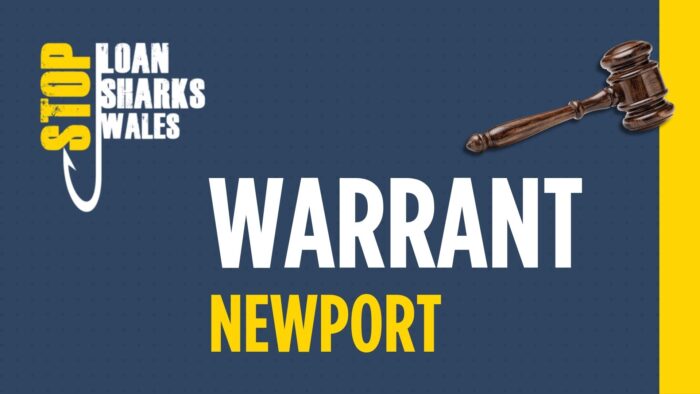 The text reads warrant Newport
